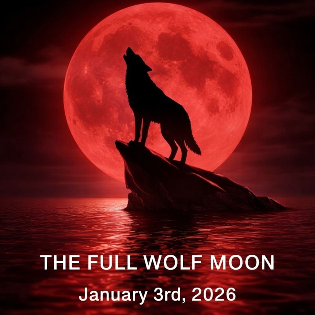 Khusboo - WOLF MOON — JANUARY 3, 2026 🌕🐺 ️ The first full moon of 2026 ...