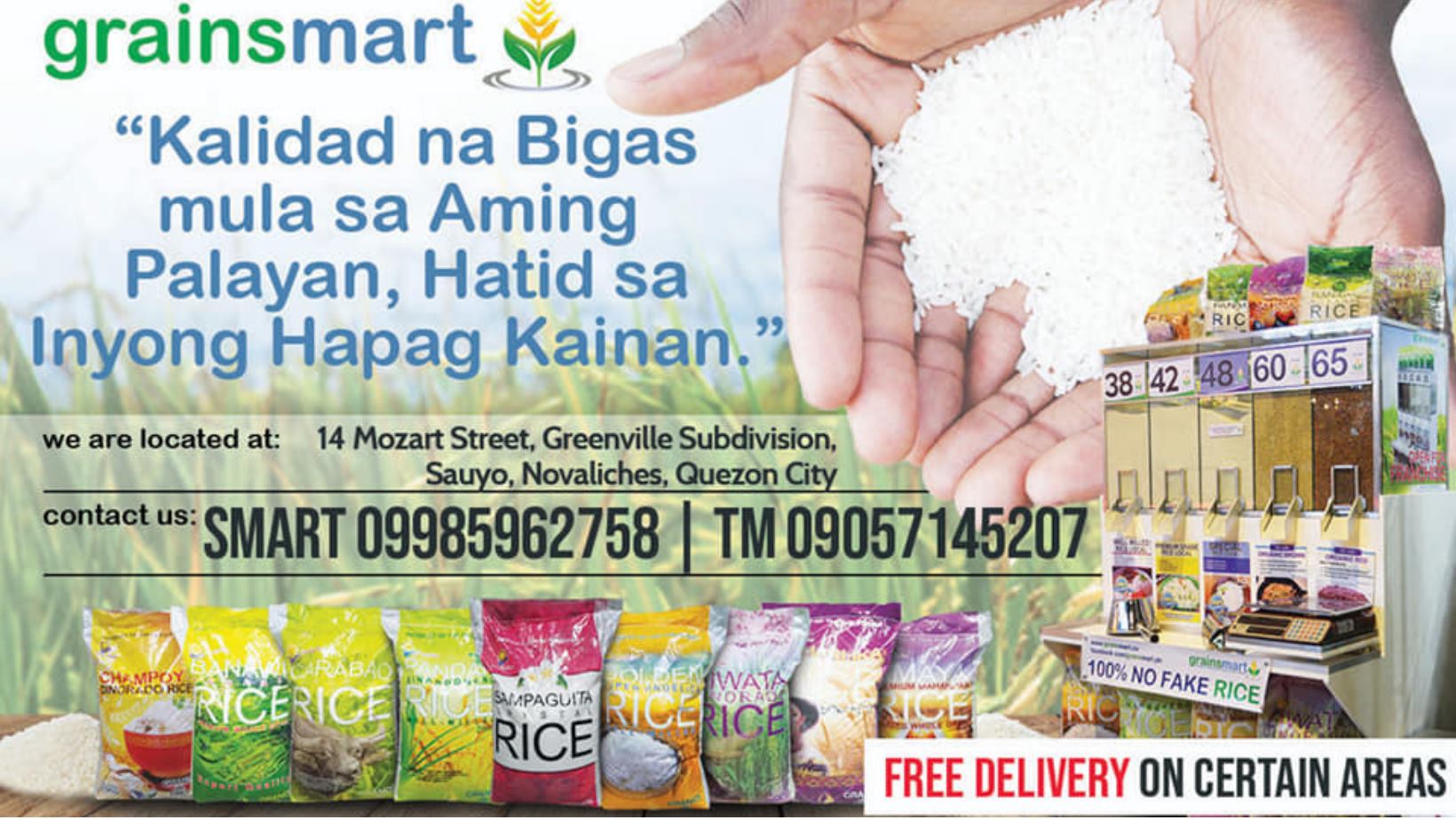 Grains & Grace Rice Retailing | Quezon City