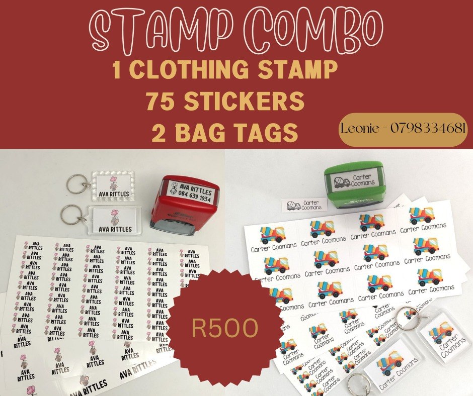 Lulu's Stickers, Stamps and bag tags