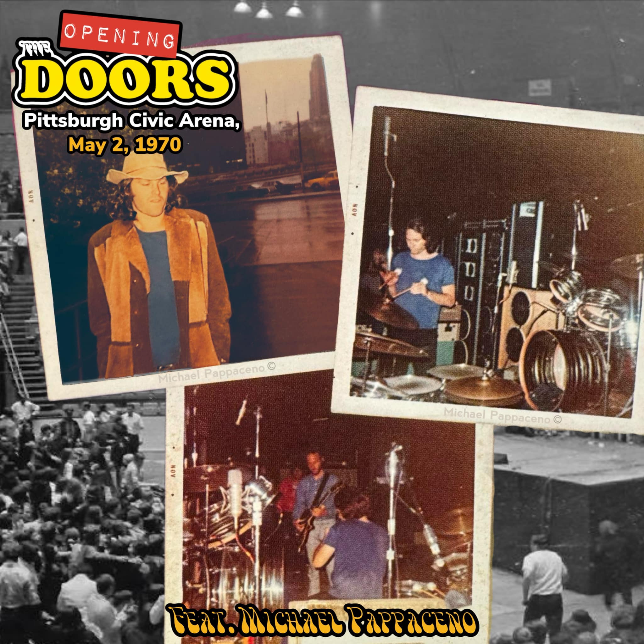 The Doors playing a Concert at the former Civic Arena in 
