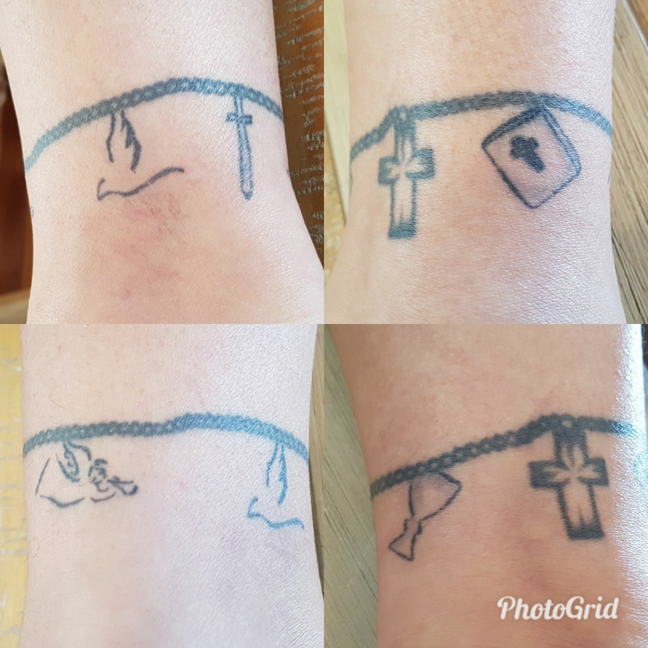 Dreaming Ink - The original tattoo was the cross and the...