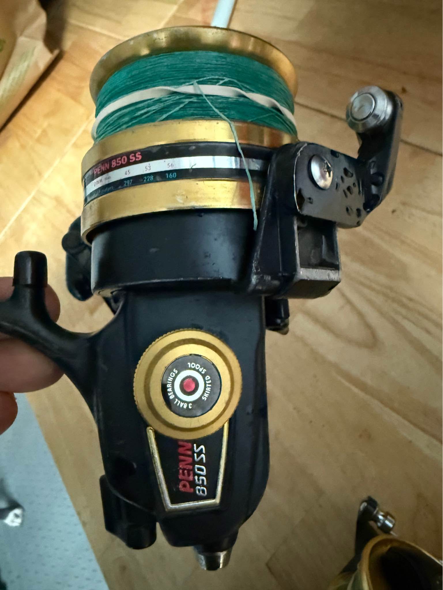 penn 850ss spinning reel Spinfisher V 8500 The PENN Spinfisher VII Spinning Reel is a true workhorse in any saltwater fishing environment PENN 850SS 850 SS SPINNING