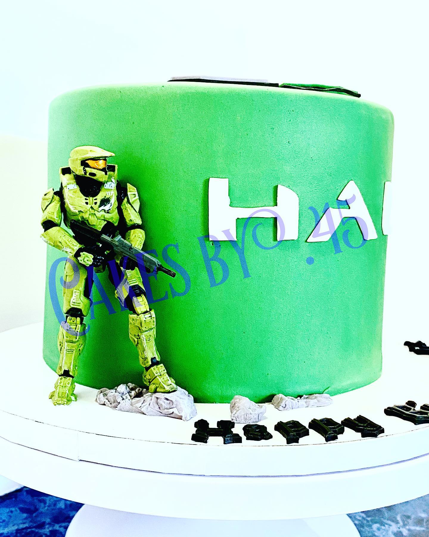 Cakes by .45 - Halo Birthday Cake! Yummy marble cake with... | Facebook