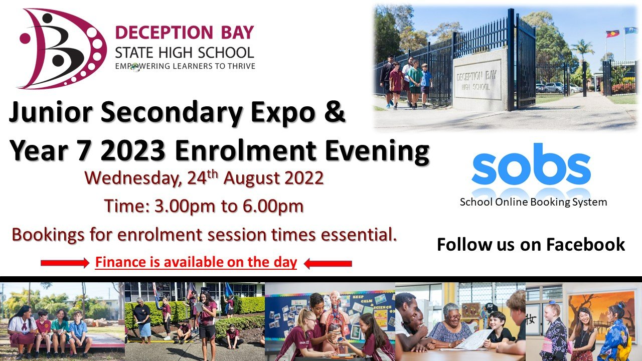 We are excited to... - Deception Bay State High School