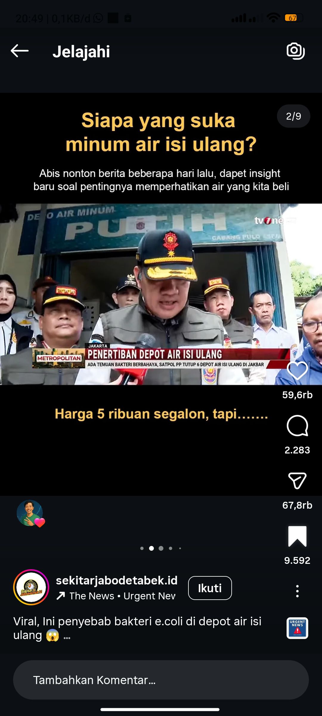 grup isi ulang indonesia | Solusi yang usaha galonnya mulai banyak ...