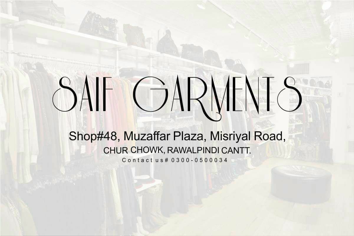 Saif Garments | Rawalpindi West Ridge