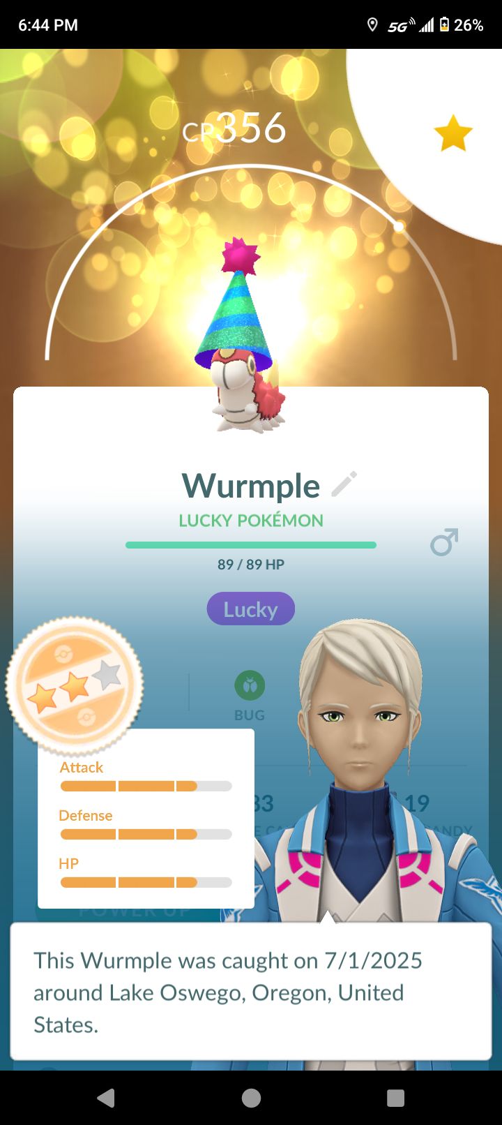 Do others have 2 star lucky in Pokemon Go?