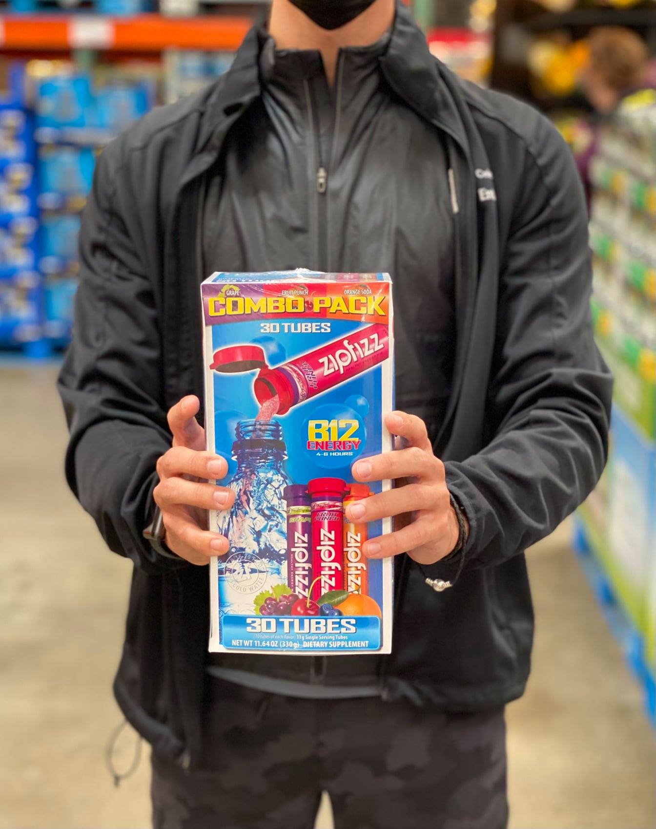 Swipe to reveal get Zipfizz on Doordash now! 🙌 Find Zipfizz