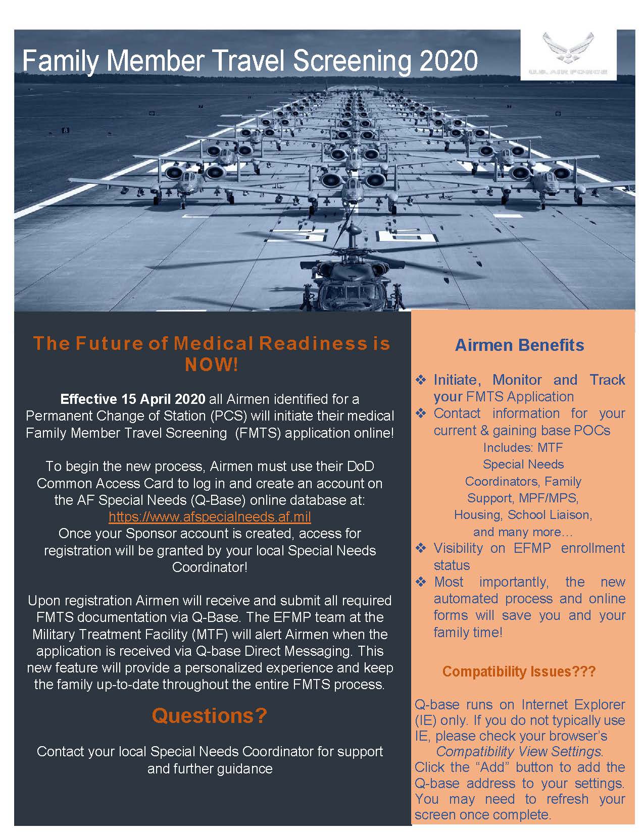 New Update to the PCS... - AFMS - Ramstein 86th Medical Group