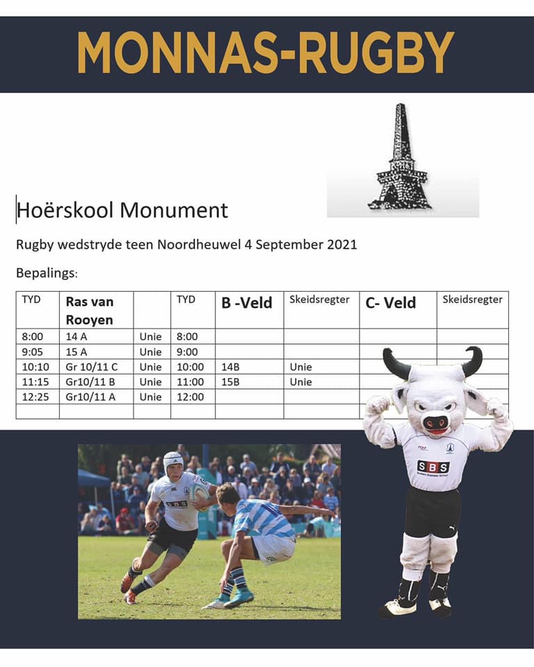 #MonnasRugby 🏆🏈🏆 Monnas speel... - Hoërskool Monument High | Facebook