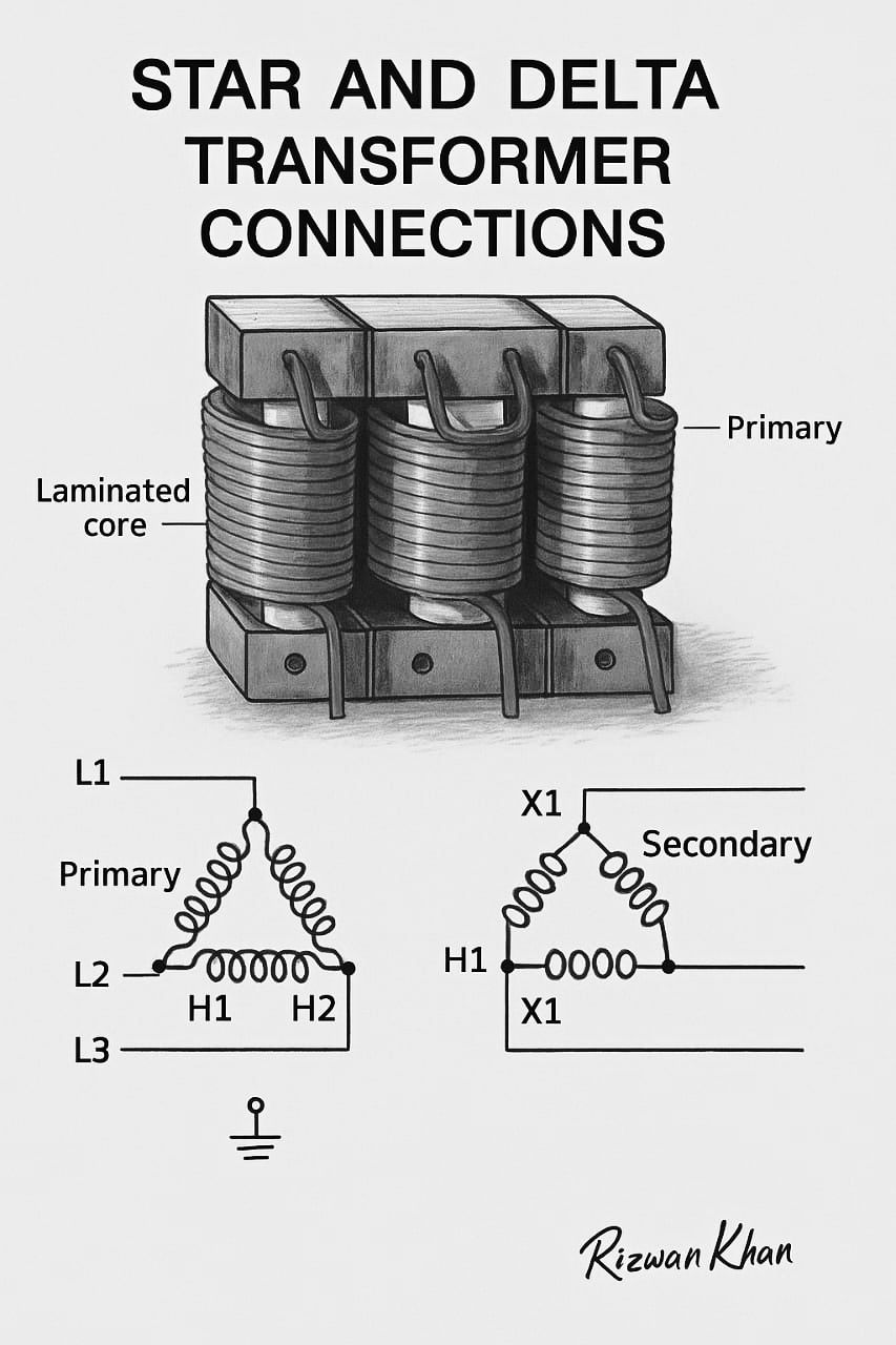 Rizwan - Laminated core: The core is made of thin, insulated sheets of ...
