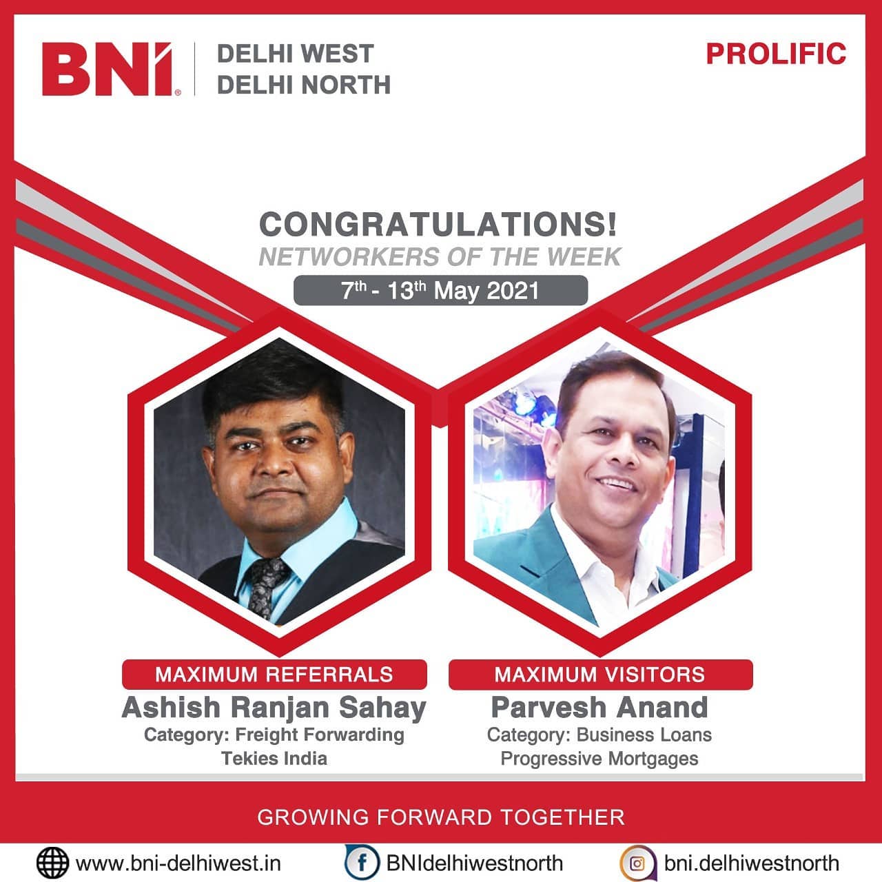 BNI New Delhi - Congratulations to the notable networkers... | Facebook