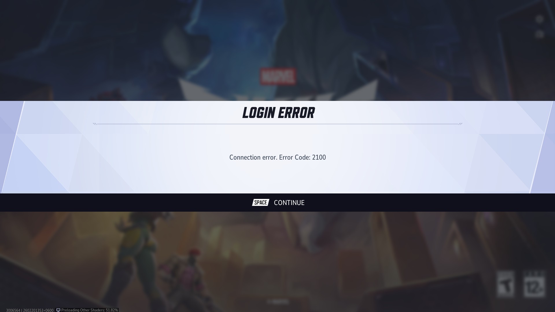 MARVEL RIVALS | How can I fix Error 2100 | Facebook