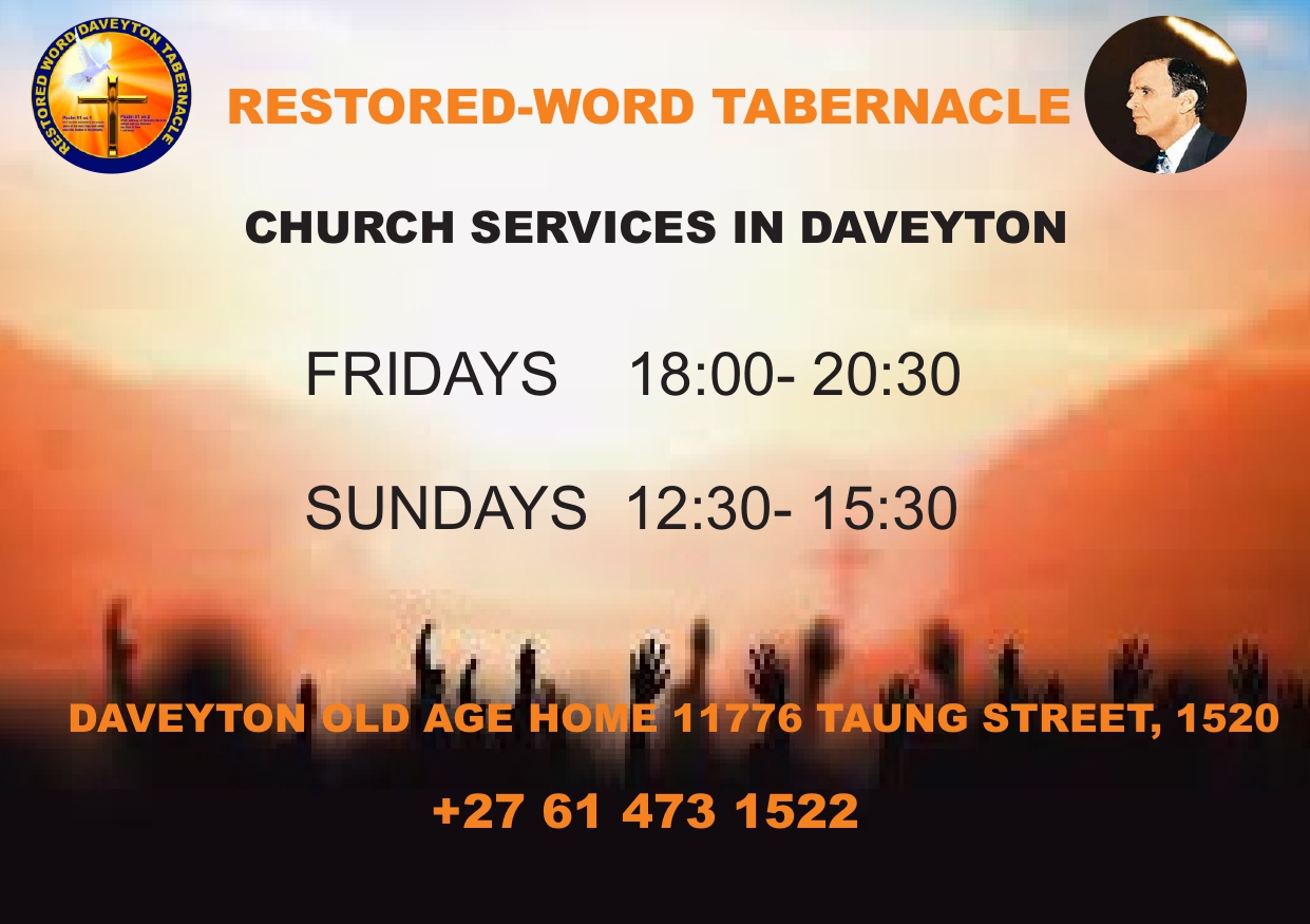Restored-Word Daveyton Tabernacle | Daveyton
