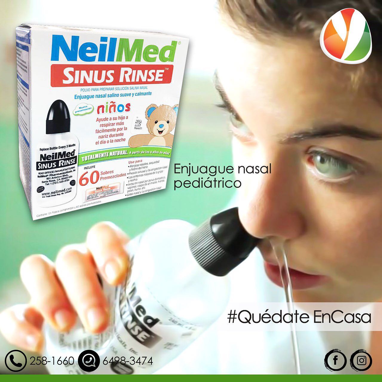 Pharmayes - Kit completo de enjuague nasal salino NeilMed... | Facebook