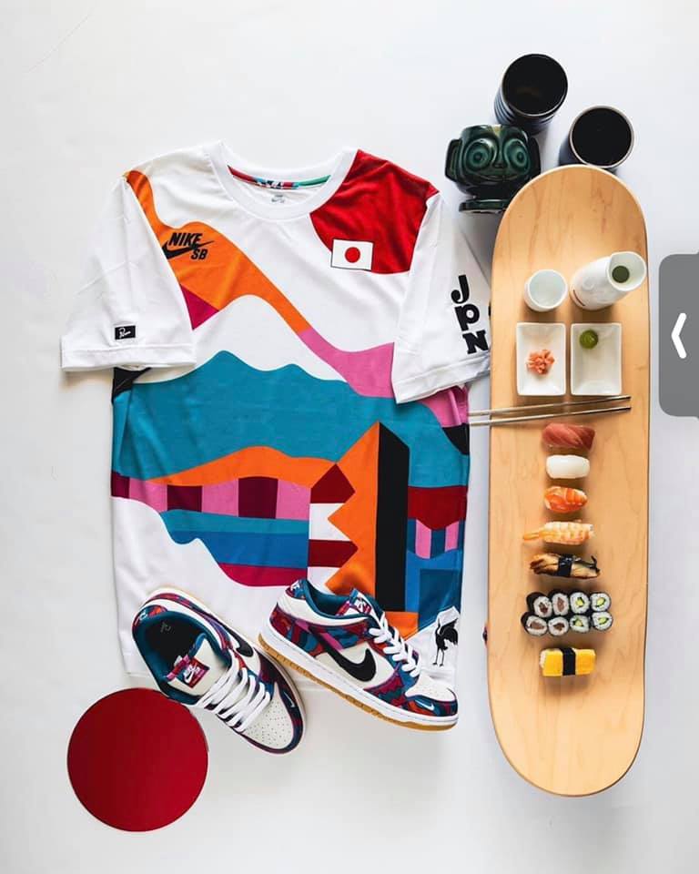 Nike SB Parra Japan Skate こわし Jersey 