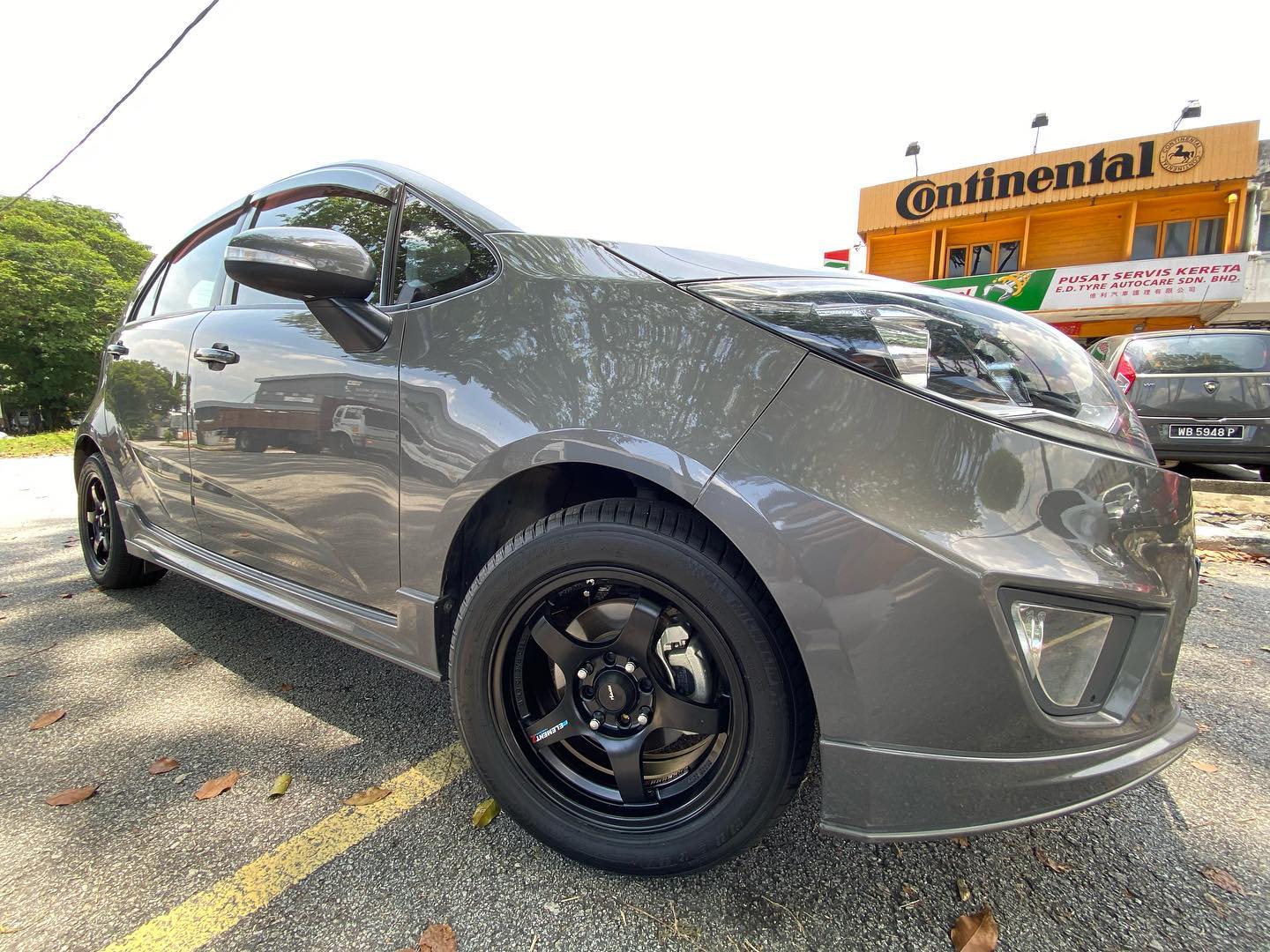 Proton Iriz with New 15 inch... - King of Rims Malaysia