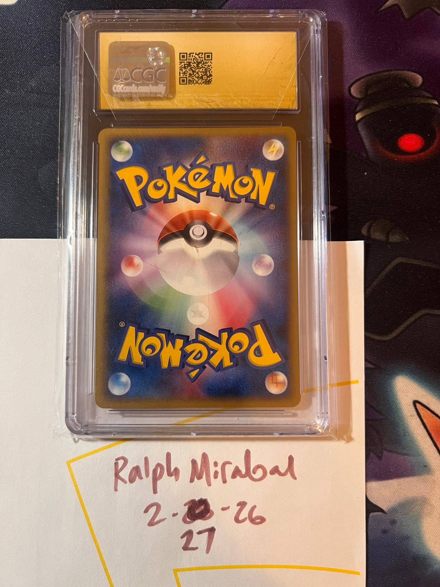Mewtwo Meiji Chocolate promo CGC 10 for sale