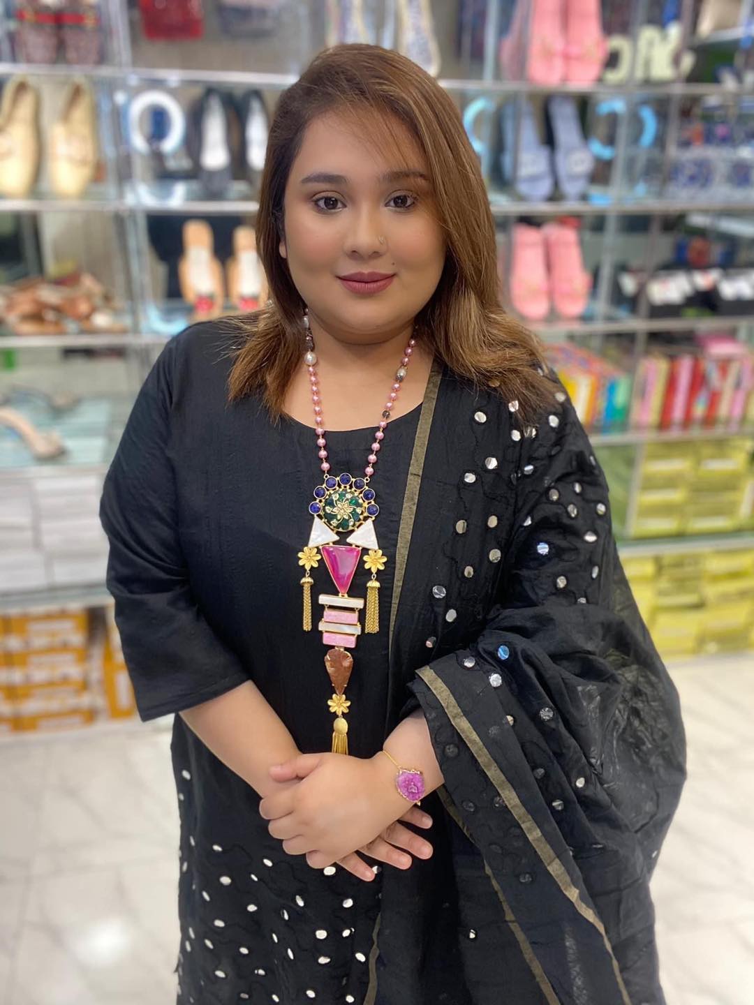 Glamgrl - Owner of S.A Corporation Faria Newaz api wearing... | Facebook