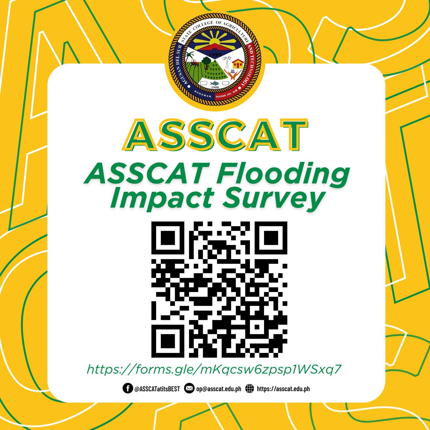 ASSCAT Flooding Impact Survey In light of the on-going heavy rainfall ...