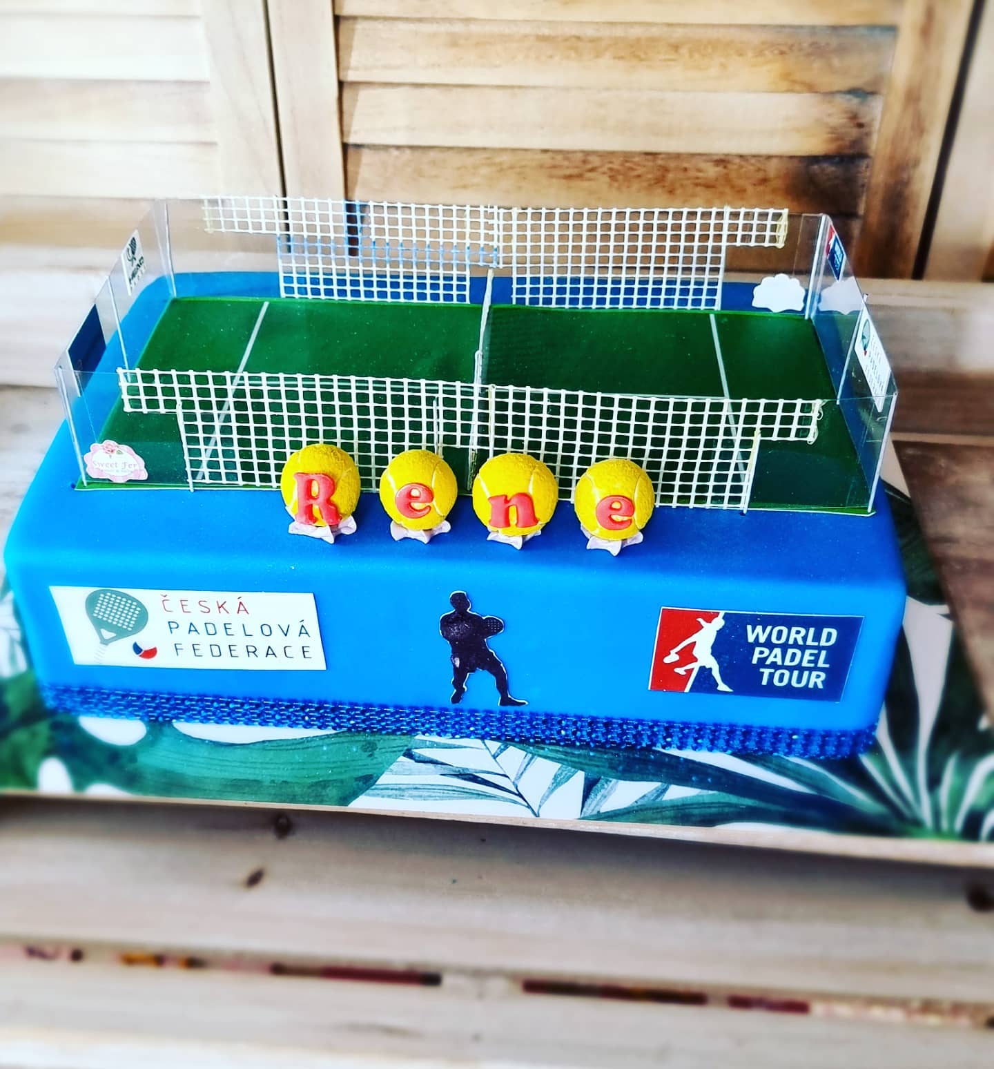 Padel court by Sweet Fer Happy... - Dorty-Cakes Sweet Fer