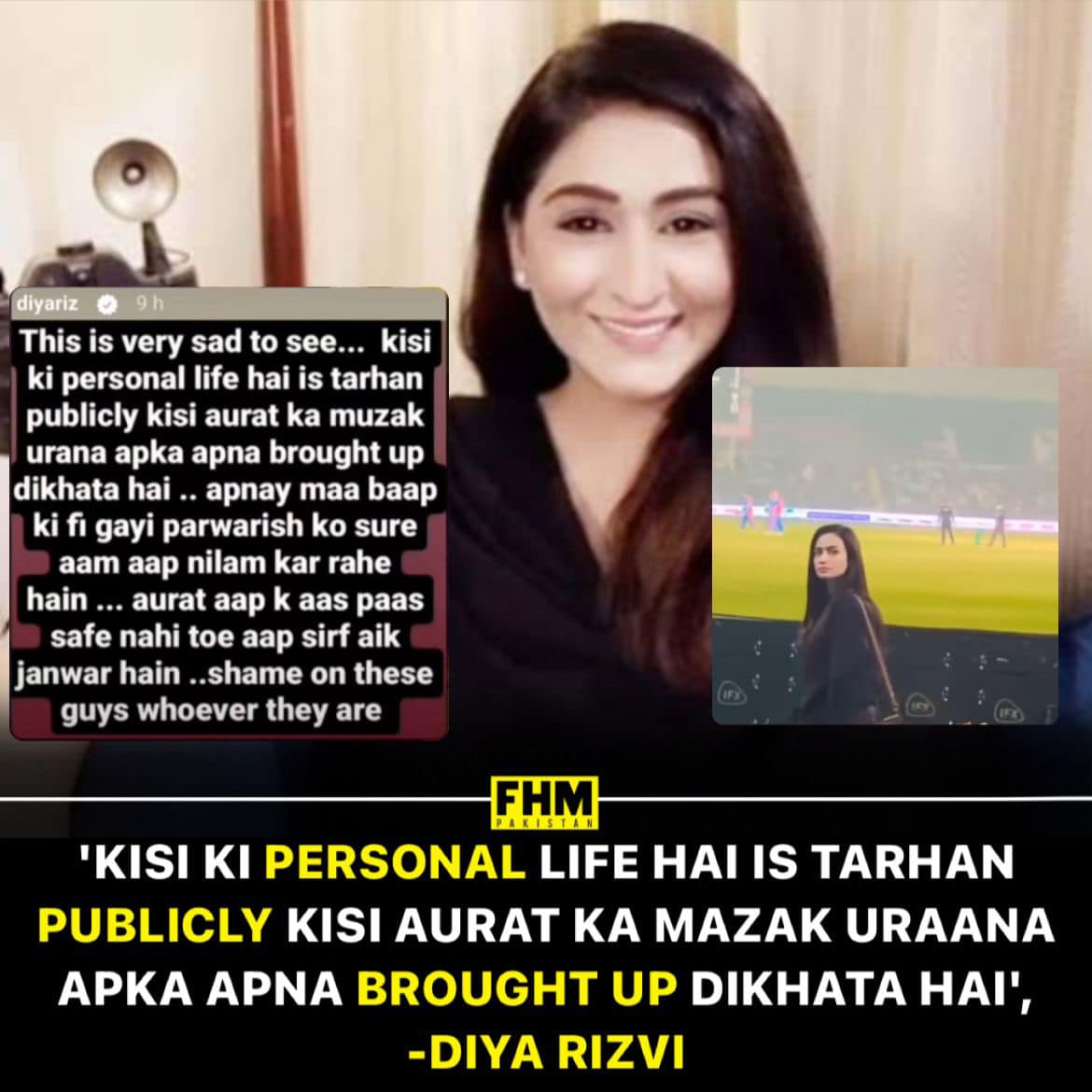 FHM Pakistan - Diya Rizvi breaks her silence after seeing...