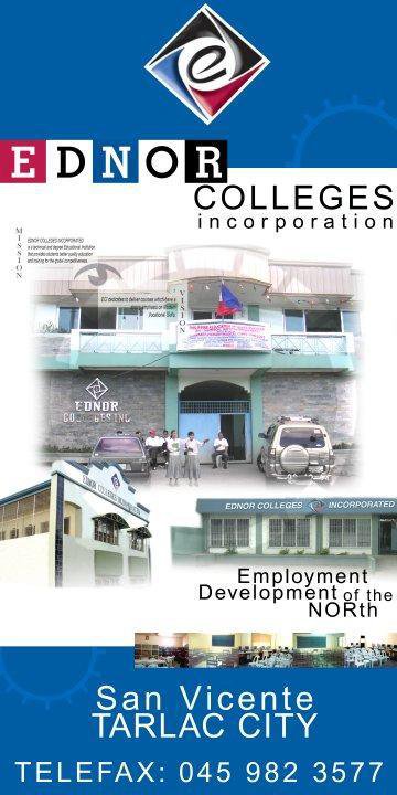 Ednor Colleges Incorporated... - Ednor Colleges Incorporated