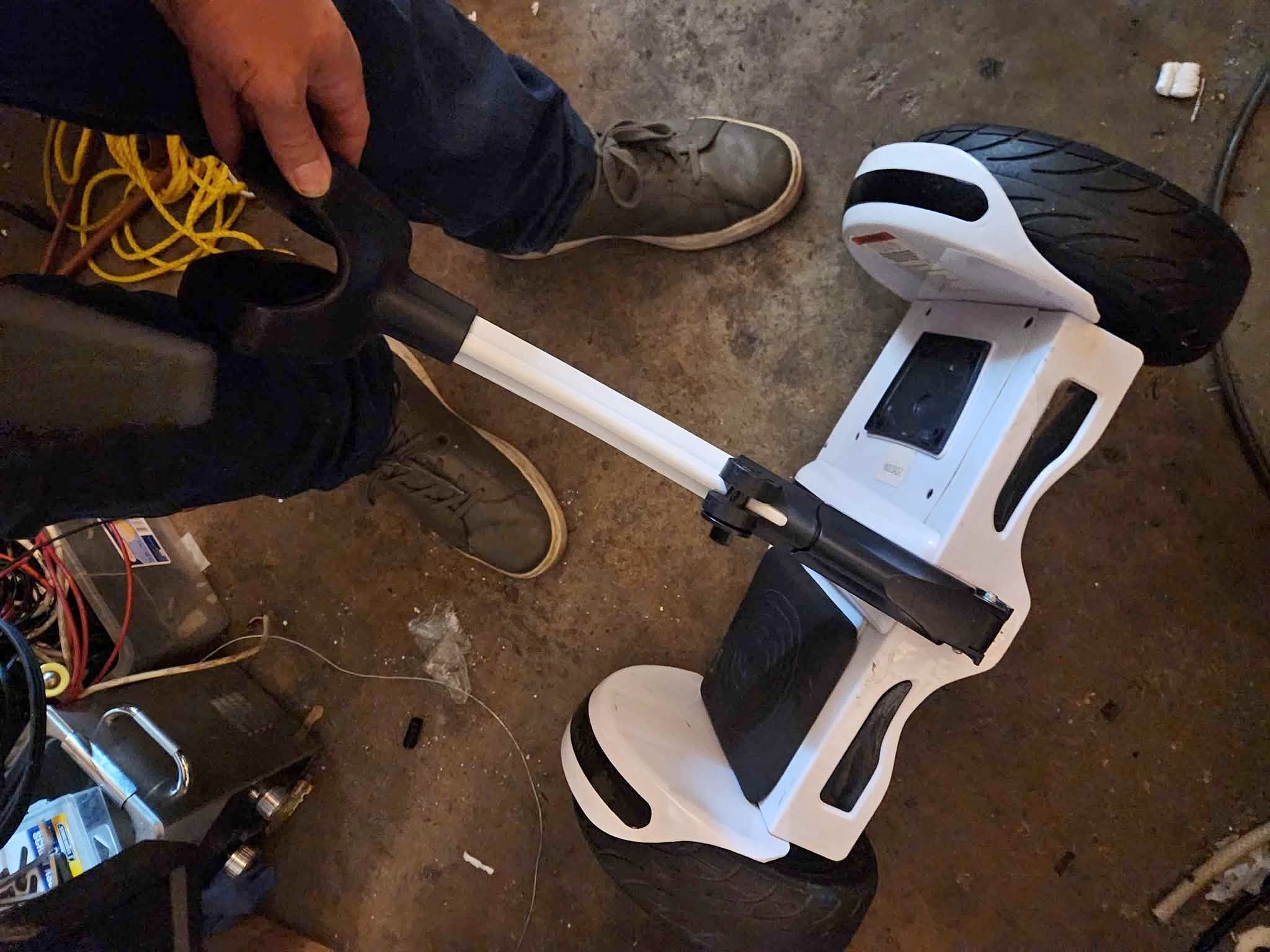 Hoverboard with knee steering bar(fake segway ninebot s2 basically ...