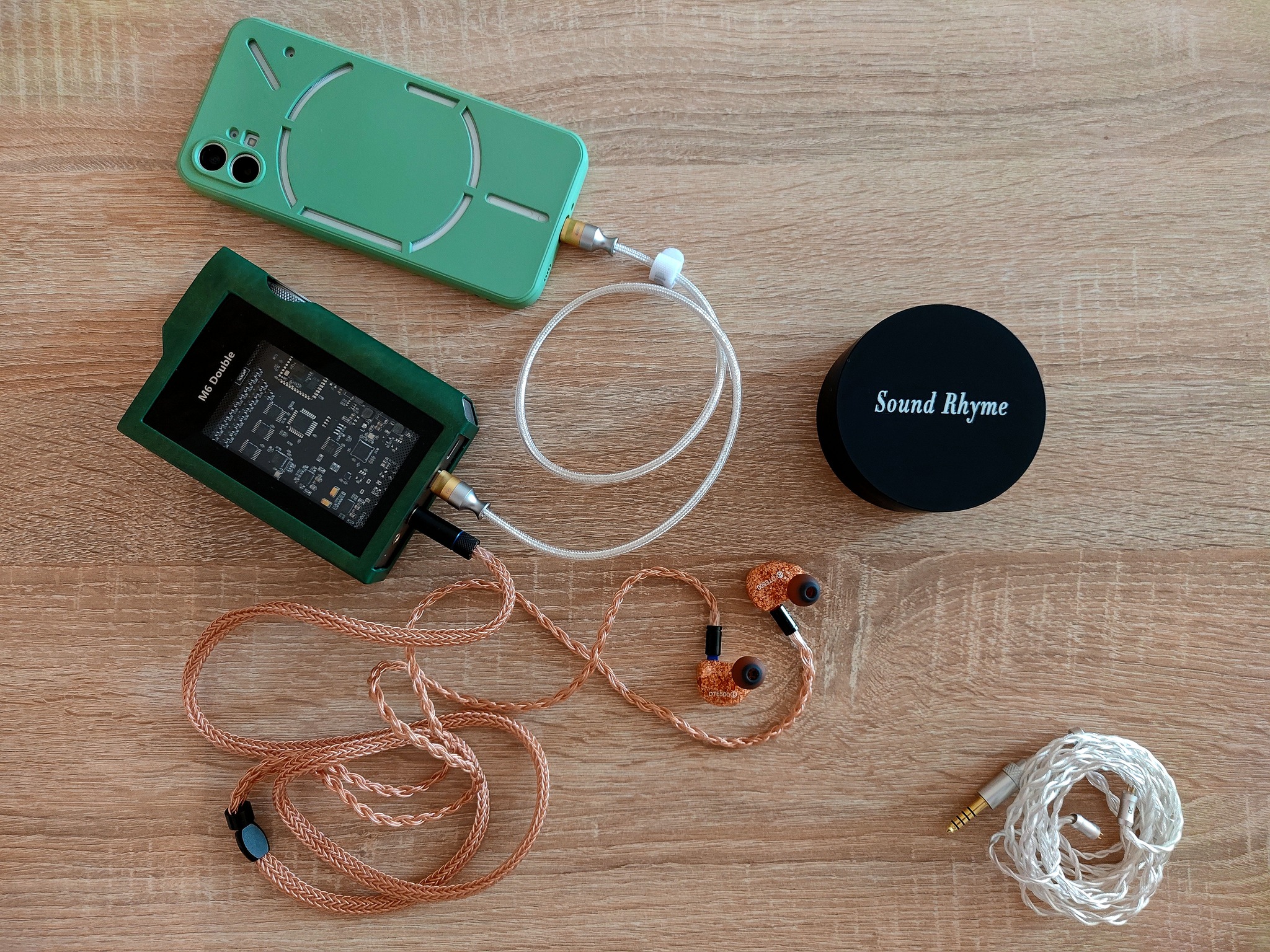 On the Go Set up: DAP: Zishan DSD AKM.4497 EQ IEMs: KZ PR 2 mod