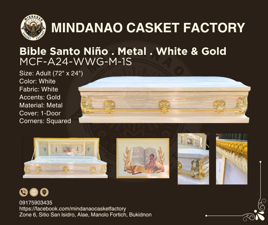 Mindanao Casket Factory of Metal & Wood Coffins and Funeral Kabaong ...
