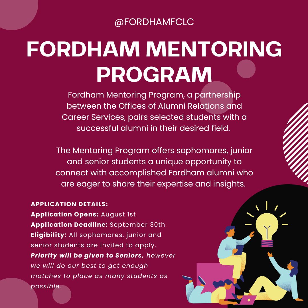 🚀 Ready to take your... - Fordham College at Lincoln Center | Facebook