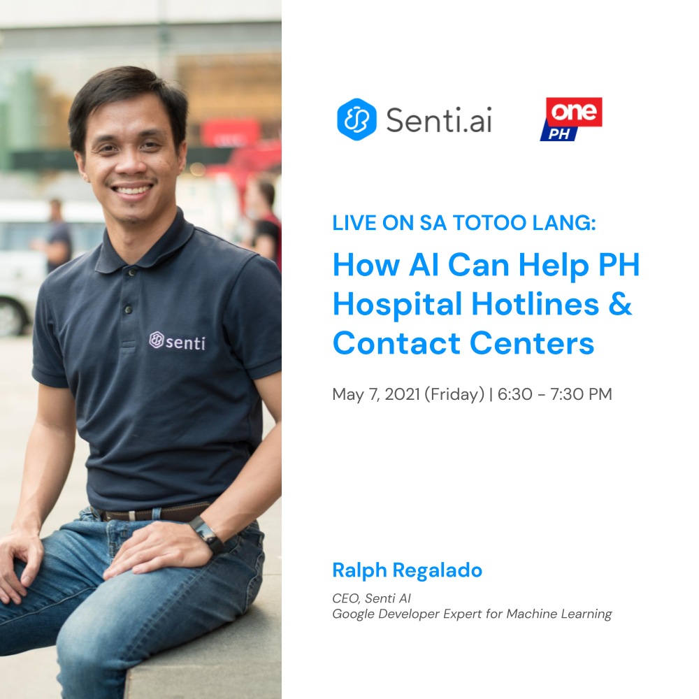 Senti AI - Find out from our CEO, Ralph Regalado, how AI can aid ...