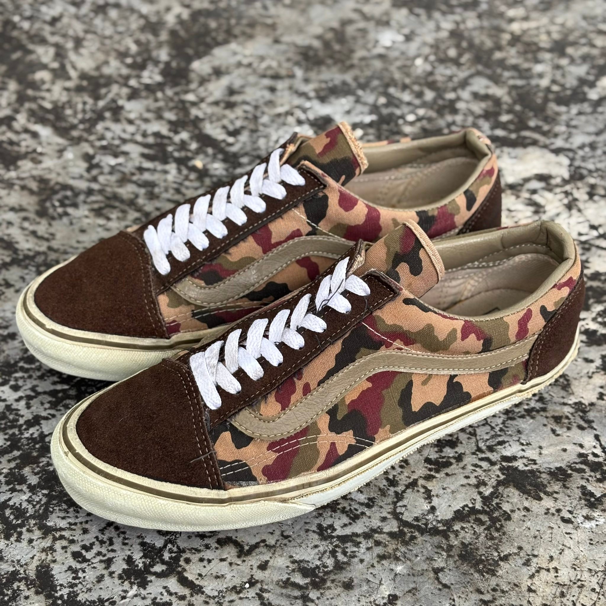 90s made in USA Vans slip on camouflage