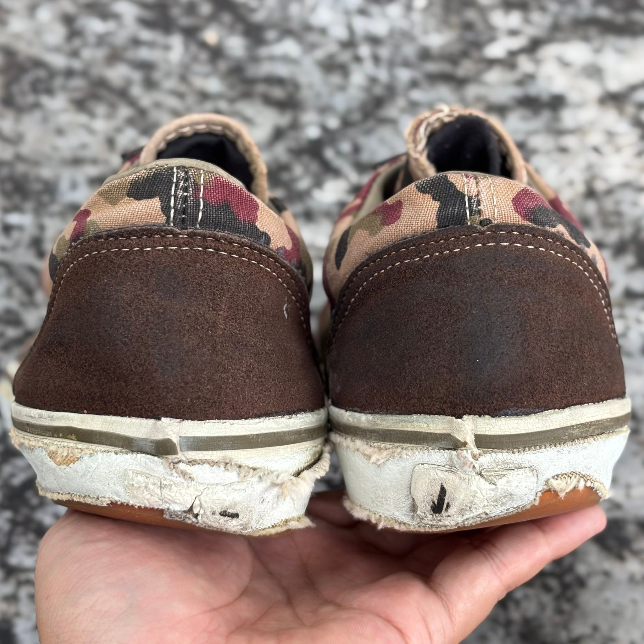 90s made in USA Vans slip on camouflage