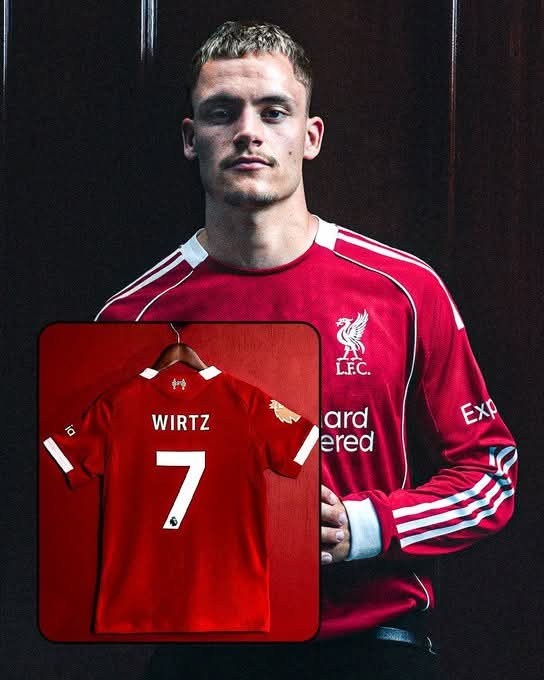 Liverpool have sold 42,000 Florian Wirtz shirts in one hour