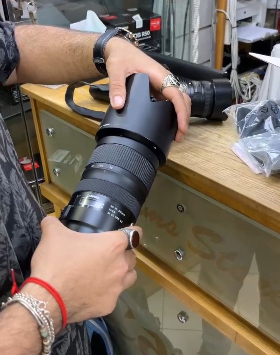 How to use Tamron console with Tamron SP 70-200mm f/2.8 Di VC USD