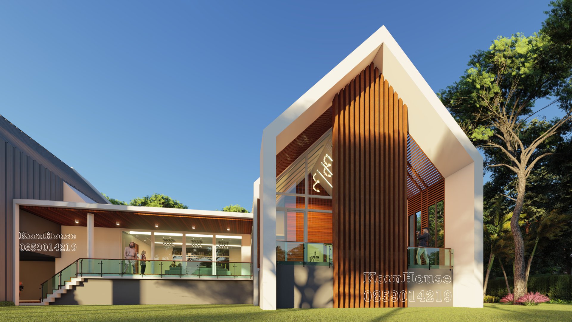 #รับออกแบบบ้านโมเดิร์น... - แบบบ้านและอาคารทุกประเภท | Facebook