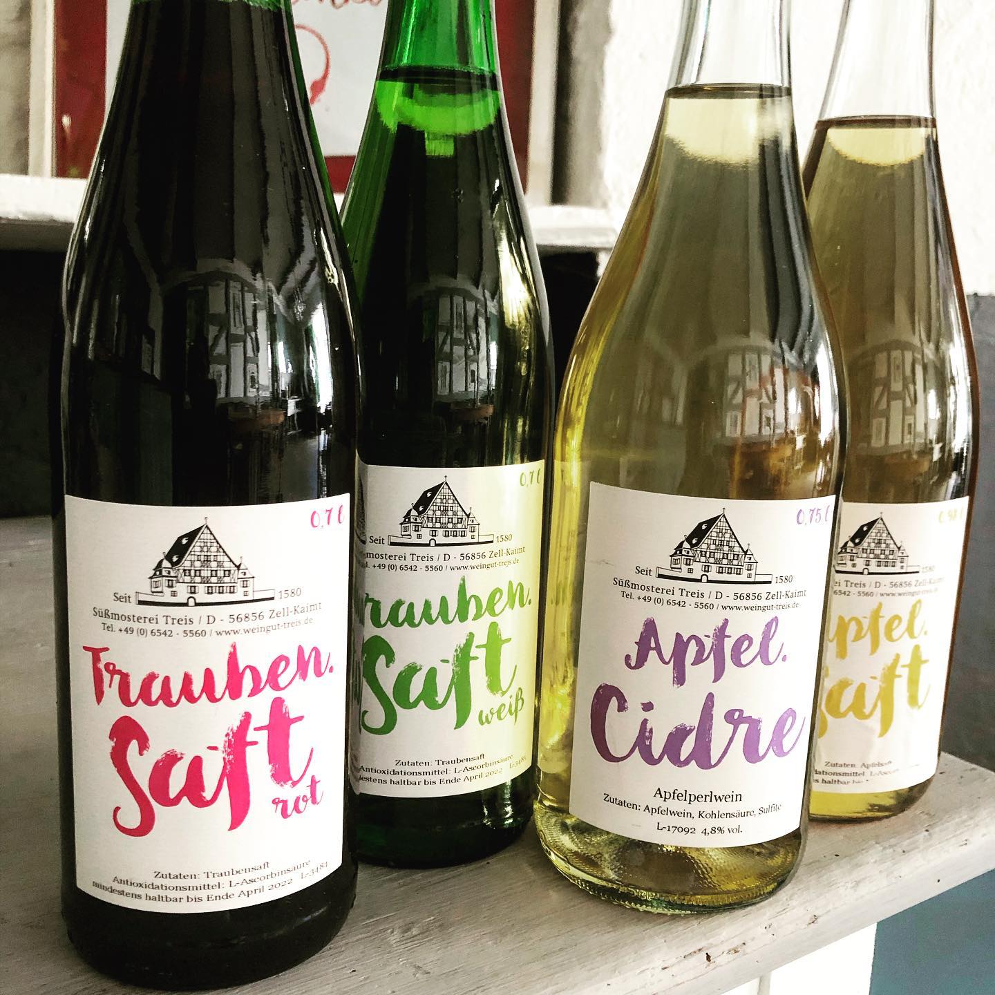 Weingut Treis - Treis Säfte Hier produziert und nicht um...