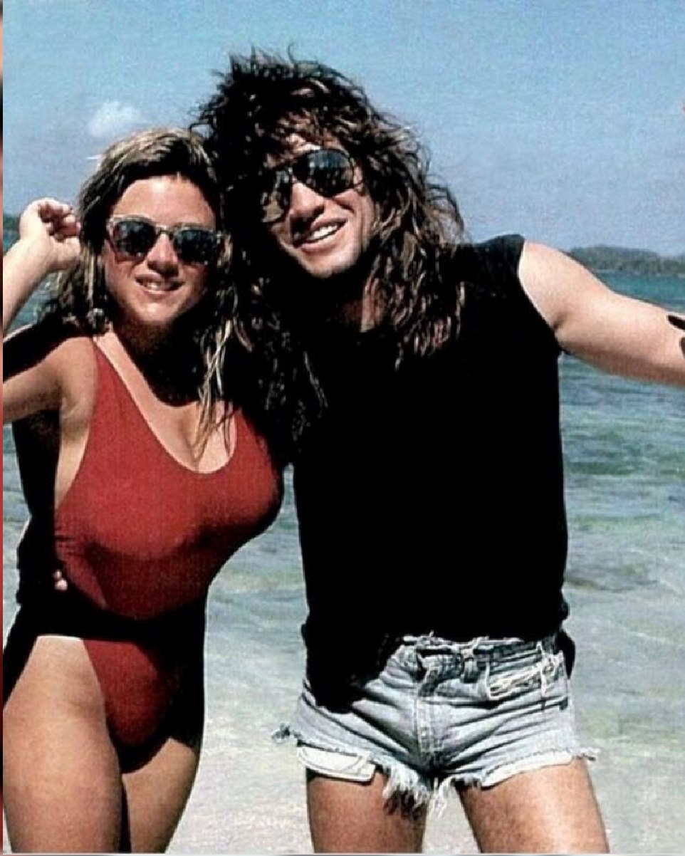 Photo Finish Jon Bon Jovi and Samantha Fox. Back in the day when