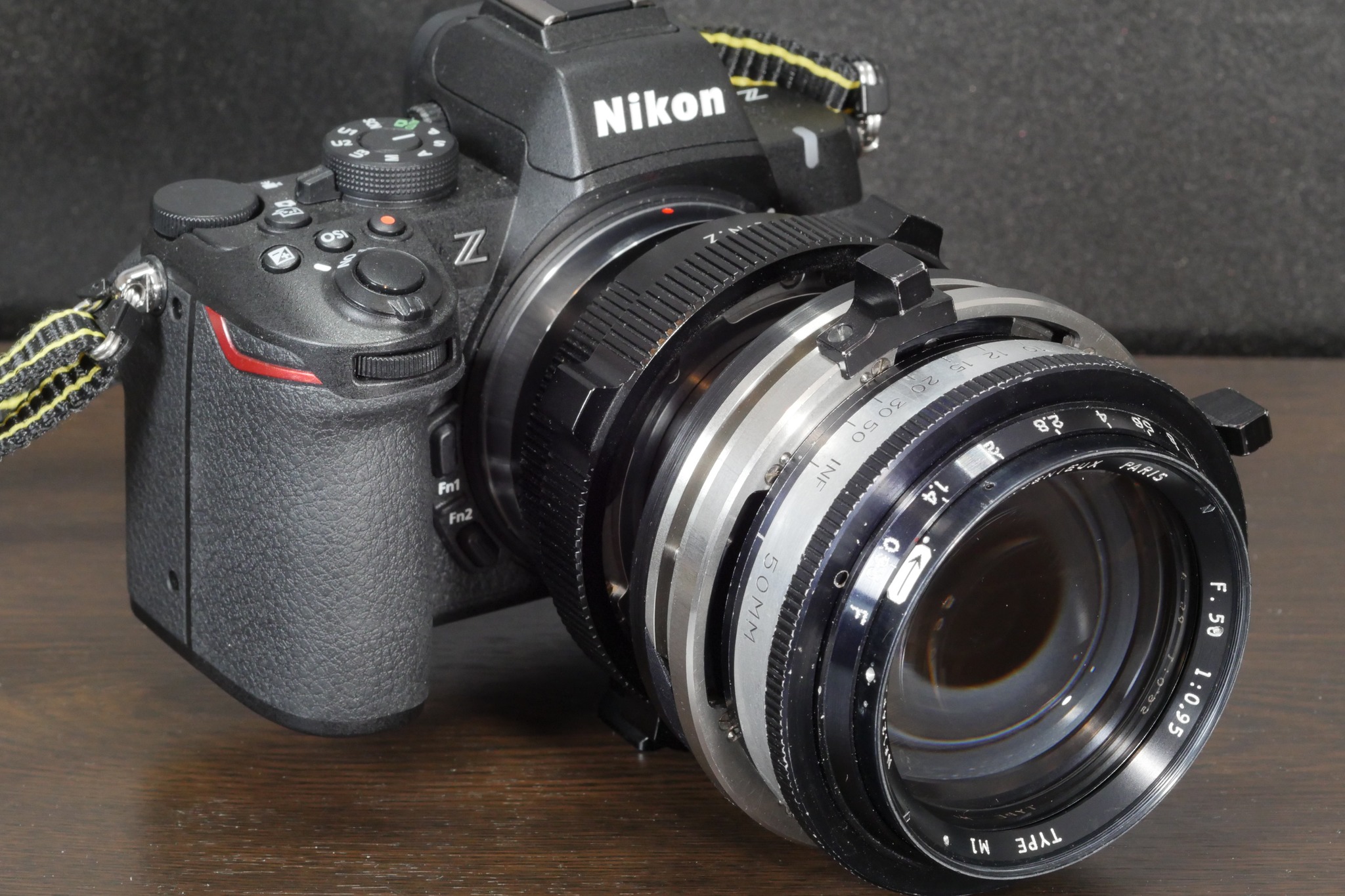 P.Angenieux 50mm F1.2 Projector lens. Modified for Sony E mount.