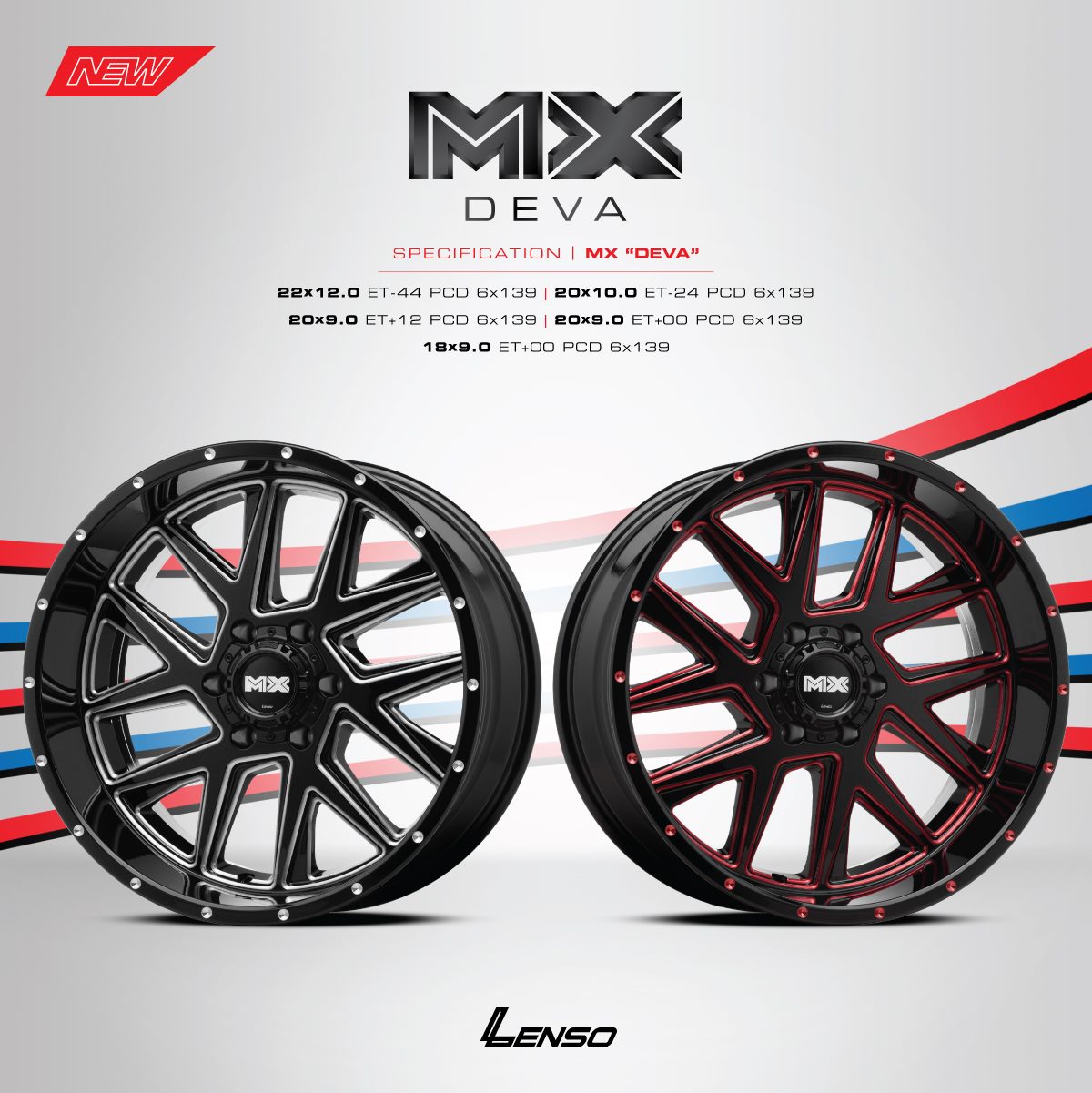 ความดุดันพร้อมขับเคลื่อน MX... - Lenso Wheels (เลนโซ่ วีล) | Facebook