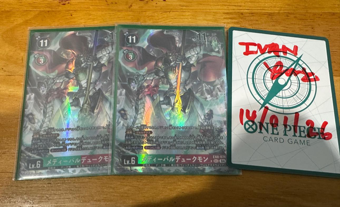 ONE PIECEカードゲーム オフィシャルプレイマット＆カードセット -Who WTS Nanally A6 w Pendragon No.281