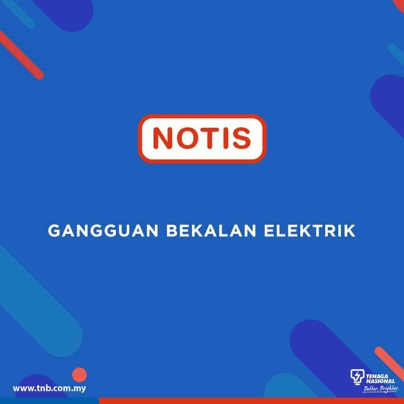 Tnb Careline Para Pelanggan Yang Dihormati Gangguan Bekalan Elektrik Sedang Berlaku Di Sekitar Kawasan Sepang Dan Banting Selangor Akibat Masalah Teknikal Di Pencawang Masuk Utama Pmu Bandar Baru Salak Tinggi Antara