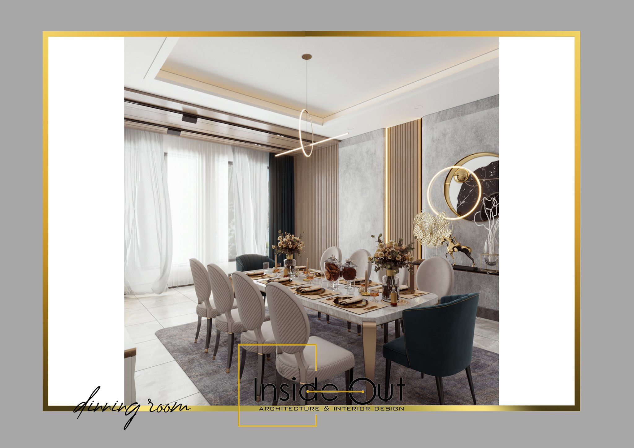 DINING SPACE The dining room is one... - InsideOut Designs