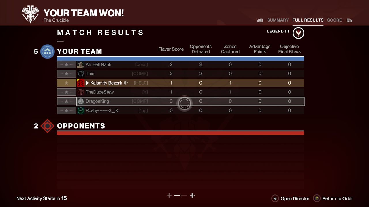 Destiny Community & Memes | Match started and then poof the whole other ...