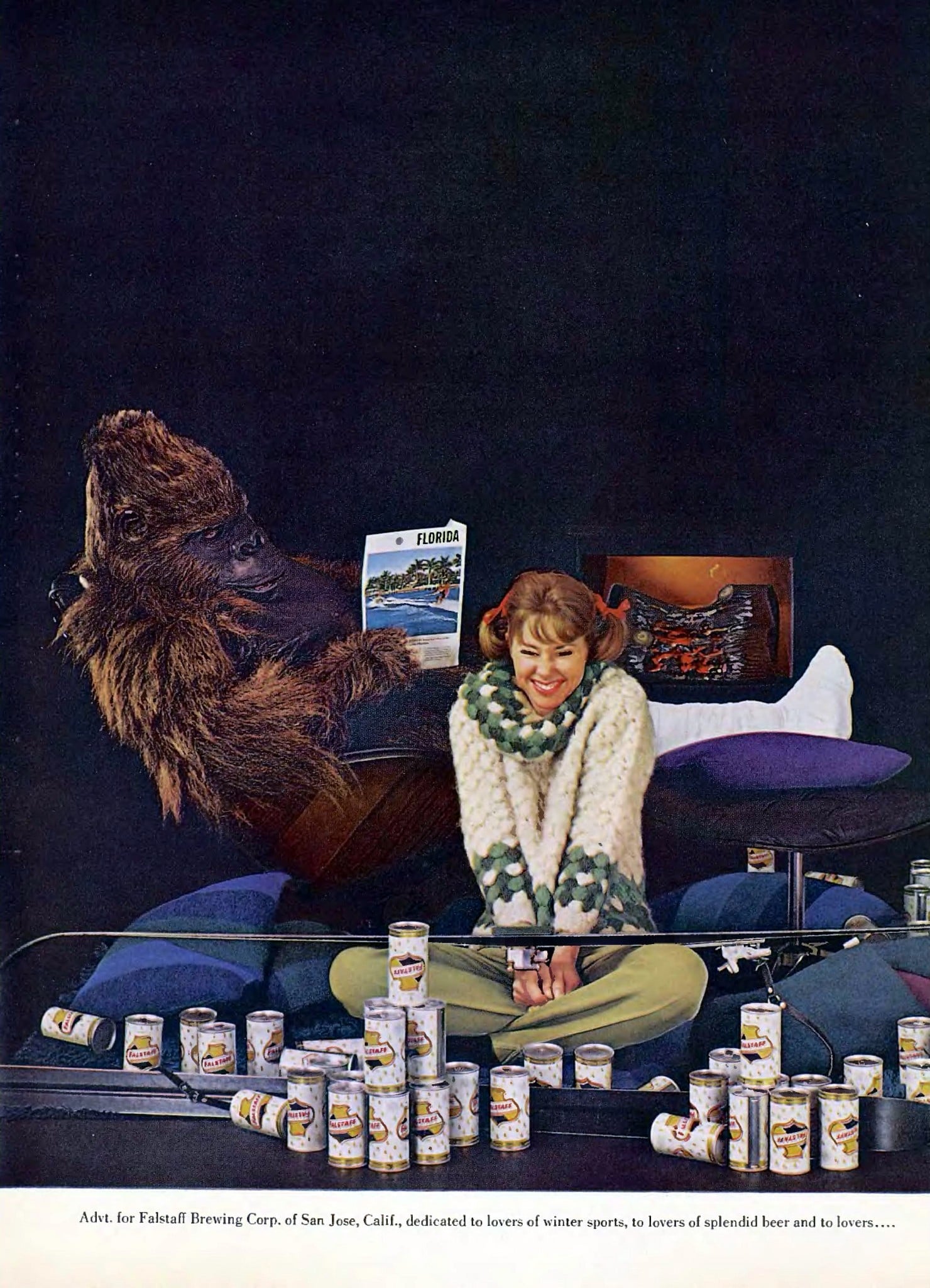 1960 Falstaff beer advertisement