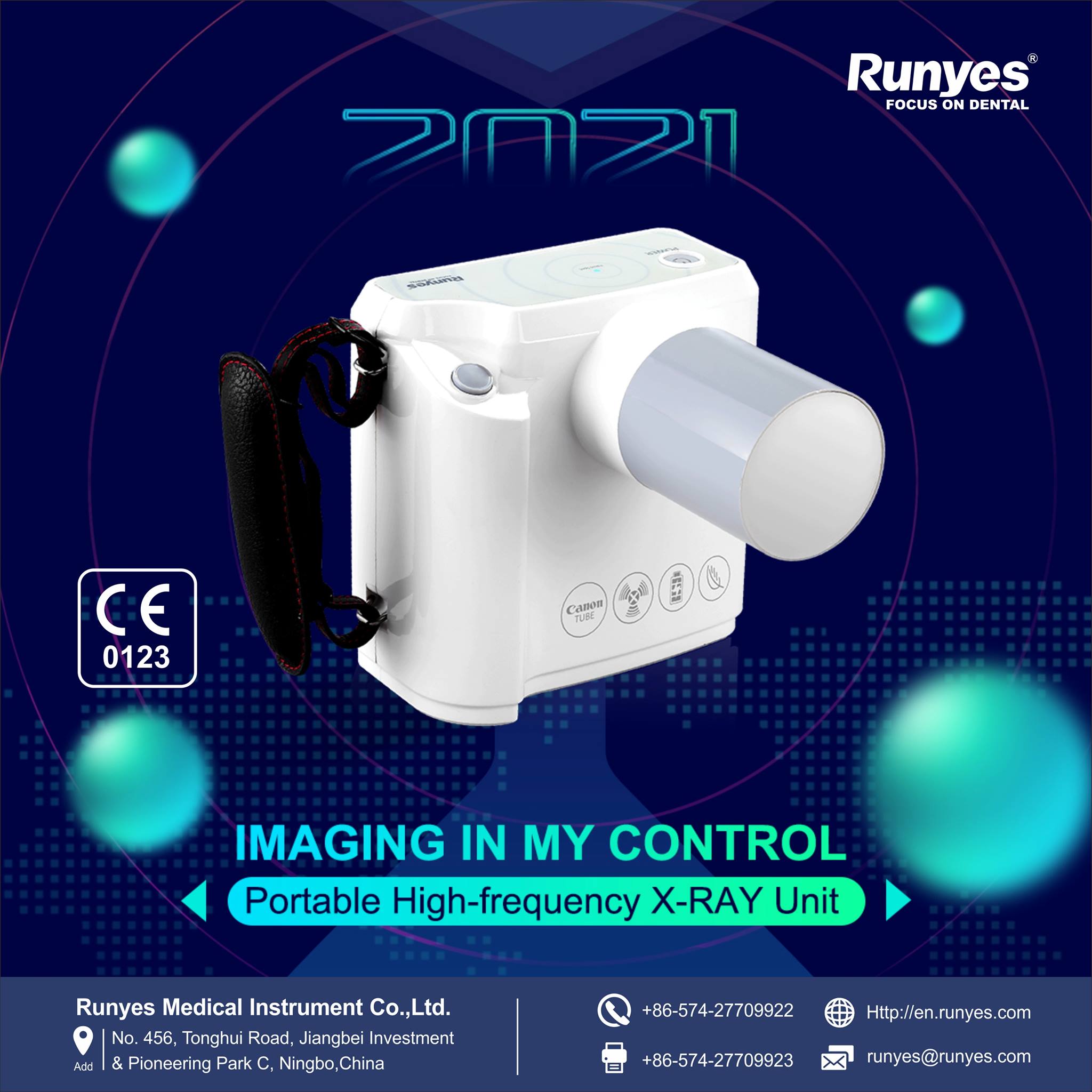 Runyes Portable X ray 👉 CE Certified 👉A true high frequency
