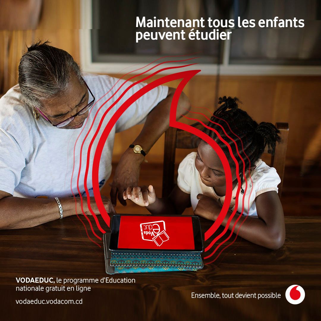 Vodacom RDC - Avec Vodaeduc, vous avez la possibilité de...