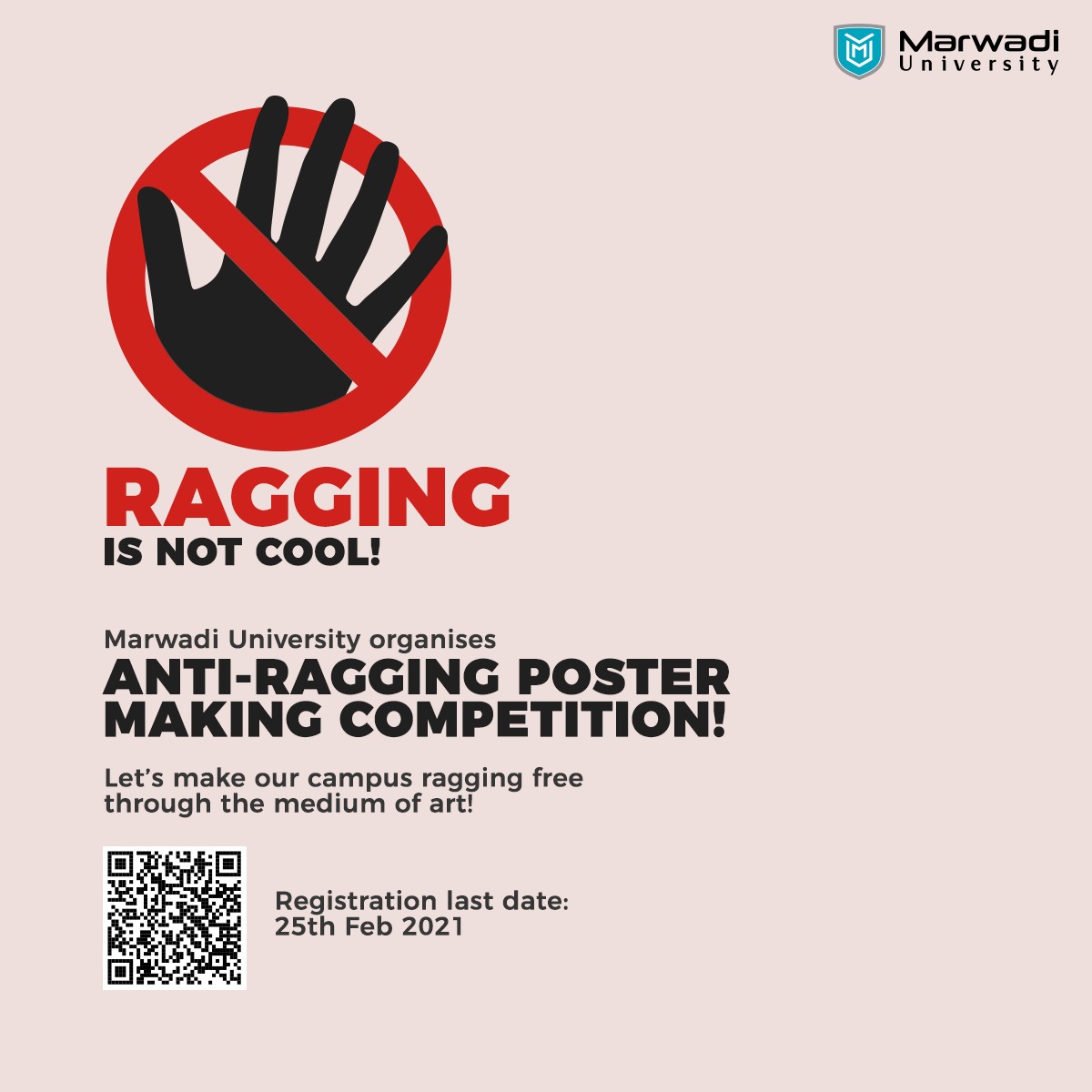 Marwadi - Here are the rules for the Anti-ragging Poster Making ...