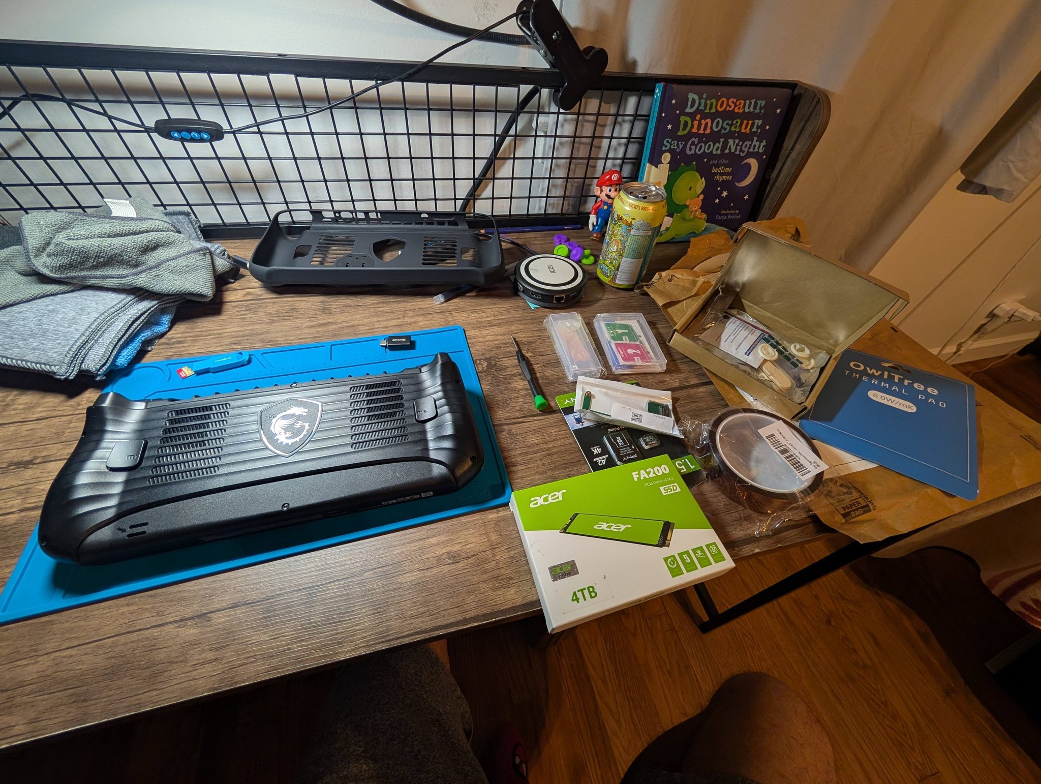 Msi claw 8 ai upgraded with 4tb ssd